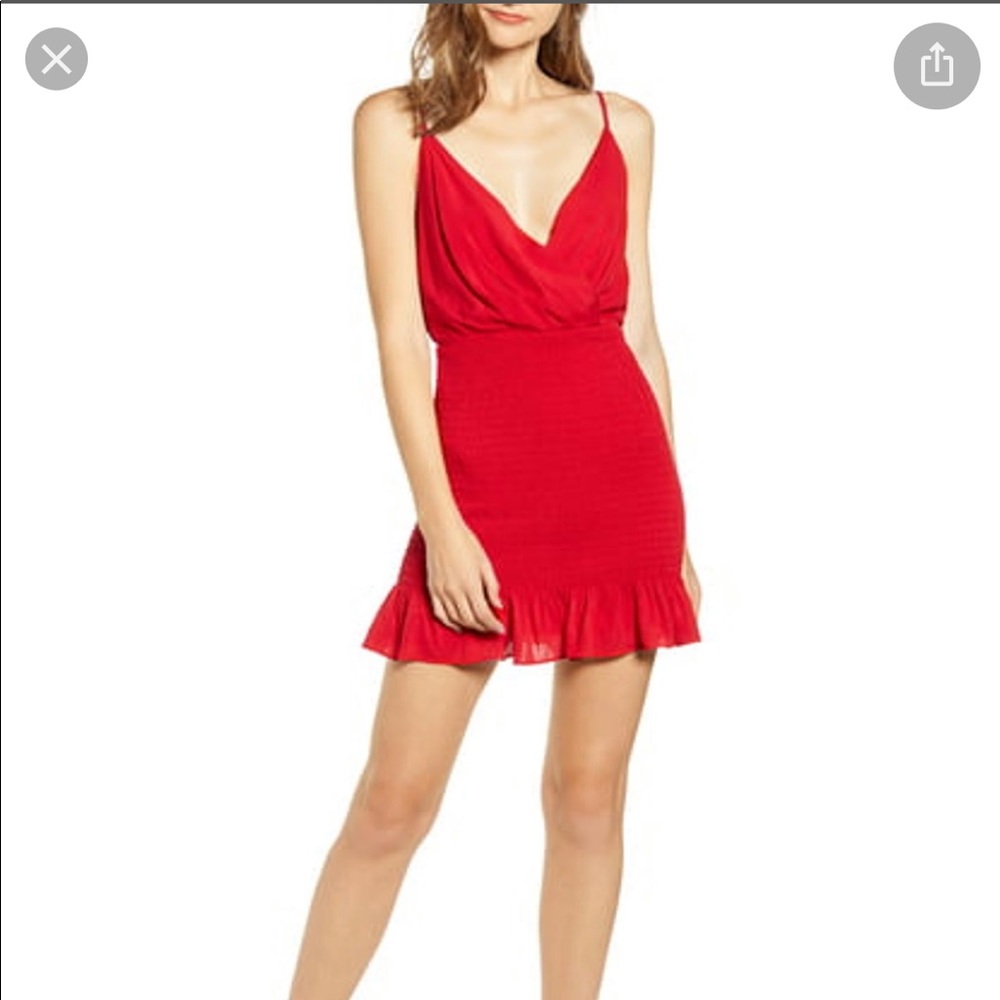 Red mini dress/cocktail dress